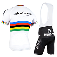 quickstep kerékpáros mez és kantáros kerékpáros nadrág hátulról