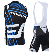 ORBEA kerékpáros csapatruha hátulról