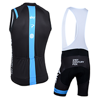 SKY kerékpáros csapatruha hátulról