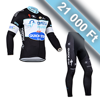 QUICKSTEP tavaszi-őszi  hosszú kerékpáros csapatruha hagyományos nadrággal