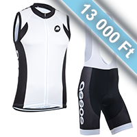 ASSOS ujjatlan kaerékpáros csapatruha kantáros kerékpáros nadrággal