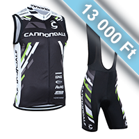 CANNONDALE ujjatlan kaerékpáros csapatruha kantáros kerékpáros nadrággal